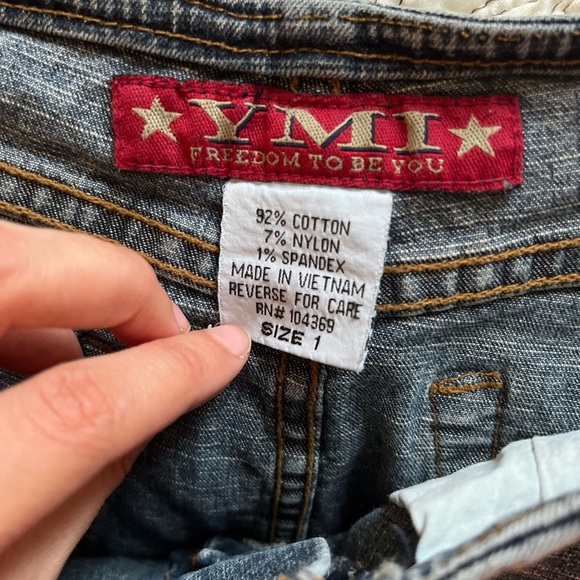 YMI Freedom To Be You Denim Y2K Mini Skirt - Picture 7 of 9